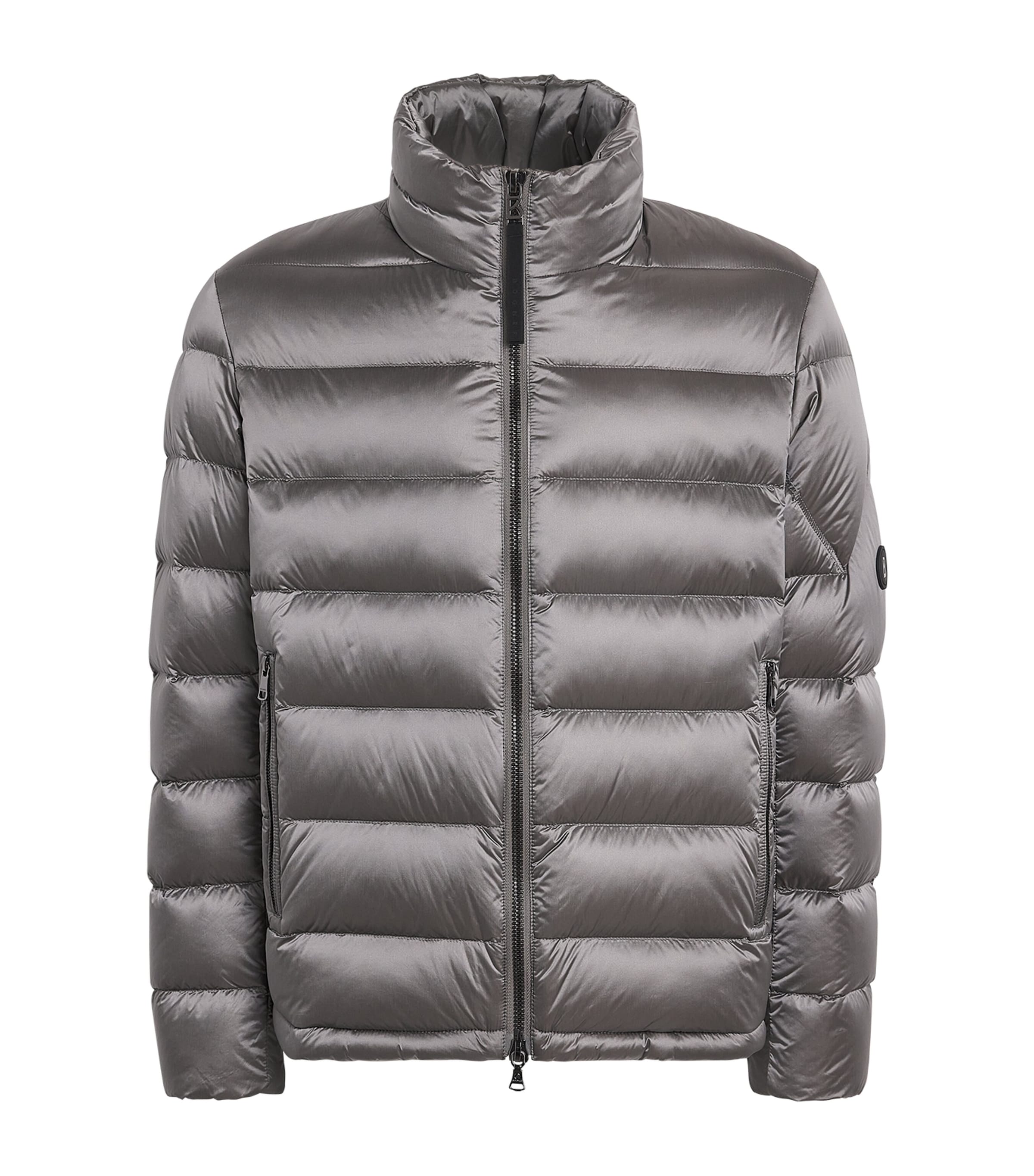 Bogner Mens Down Hugh Puffer Jacket Grey Melang
