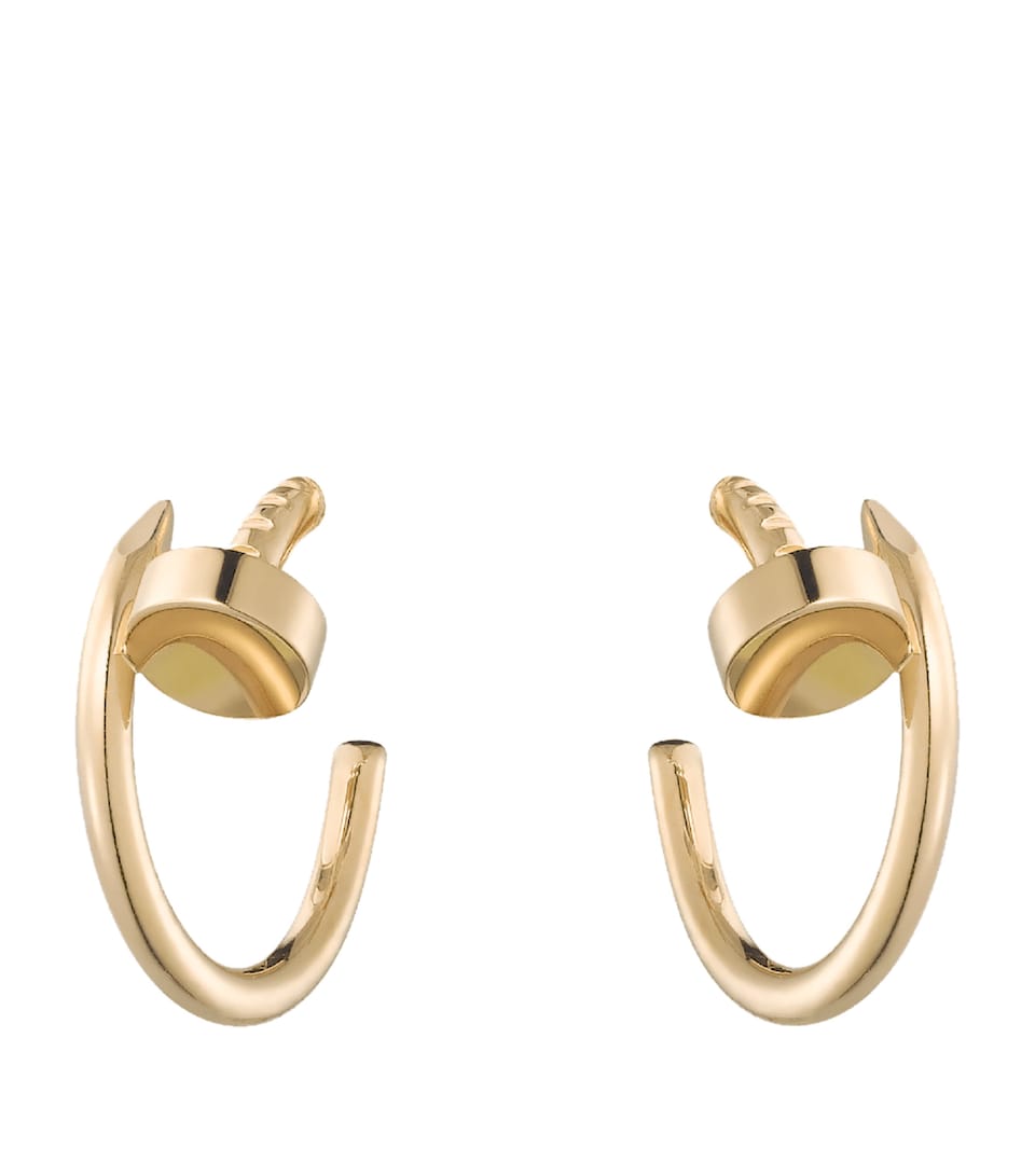 Yellow Gold Juste un Clou Hoop Earrings