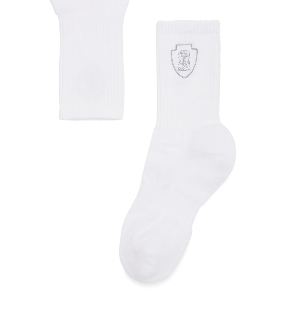 Techno Cotton Logo Socks