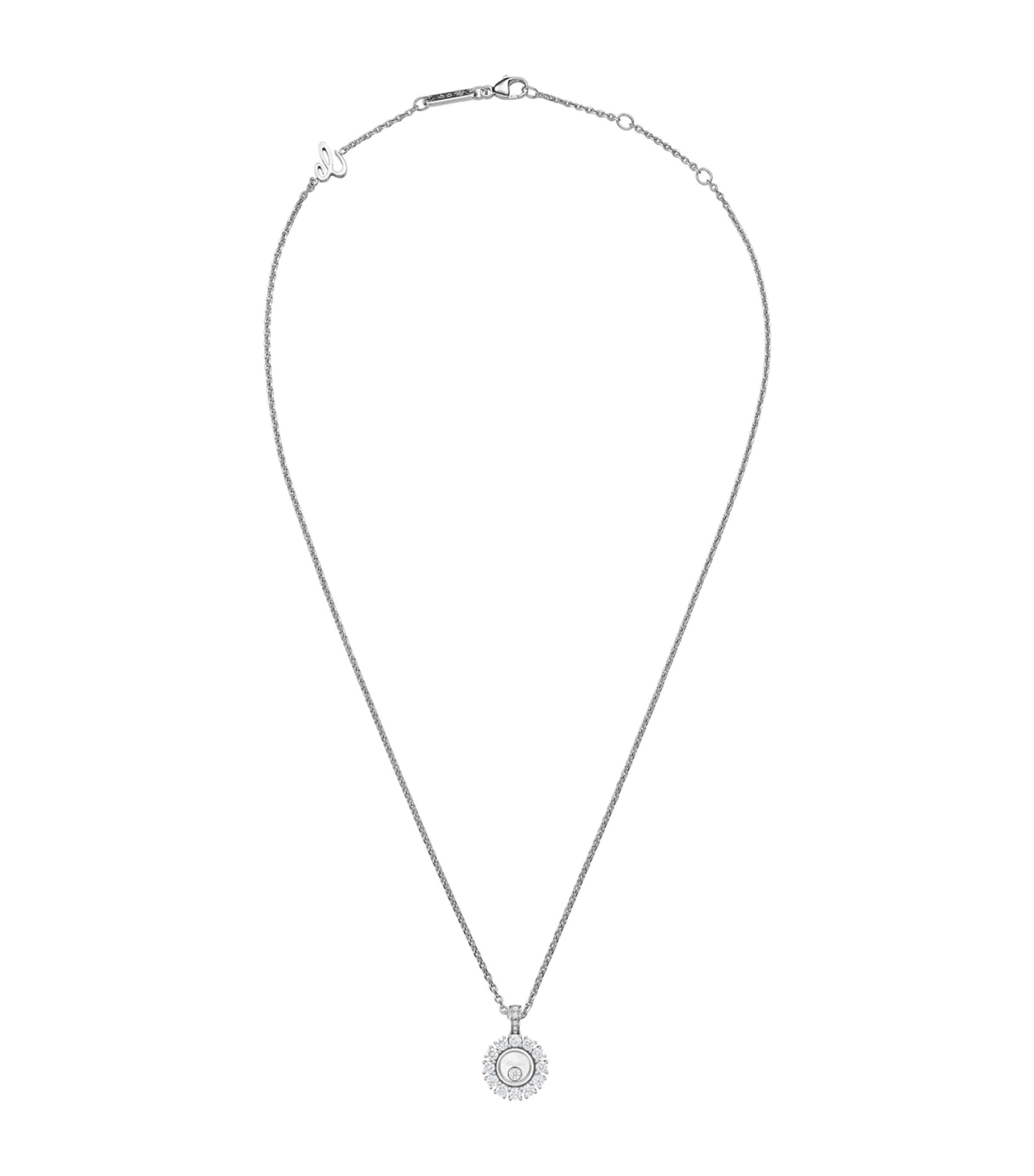 White Gold and Diamond Happy Diamonds Icons Joaillerie Necklace