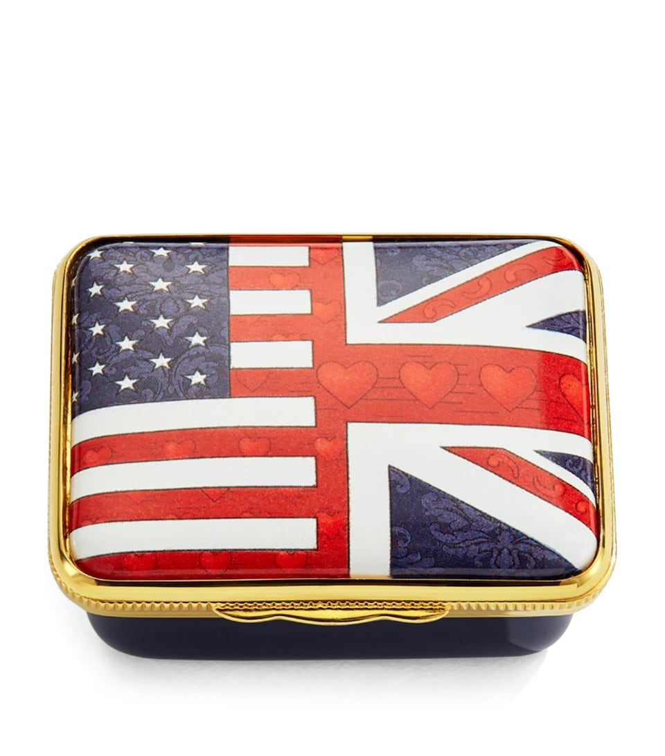 Halcyon Days Enamel A Very Special Relationship Box