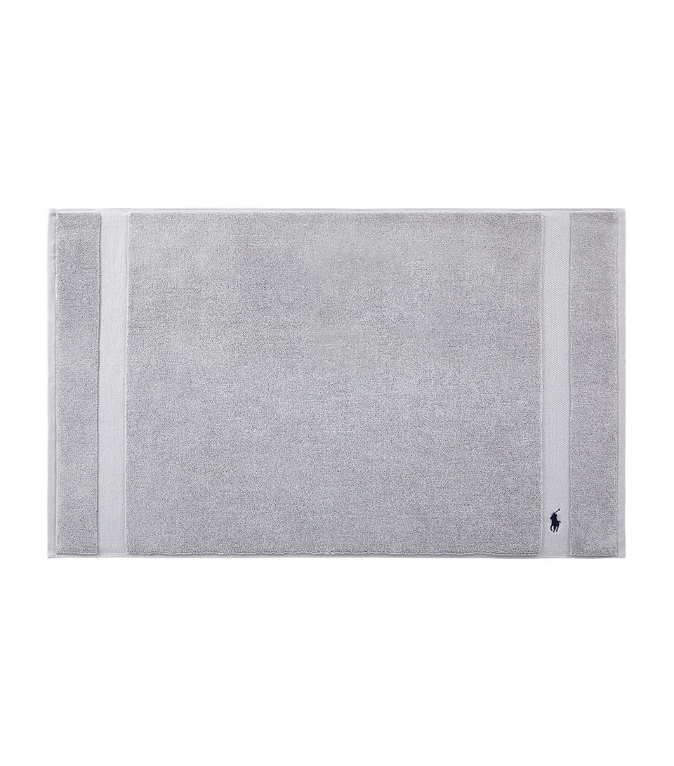 Ralph Lauren Home Polo Player Bath Mat (55cm x 90cm) Andover Heather