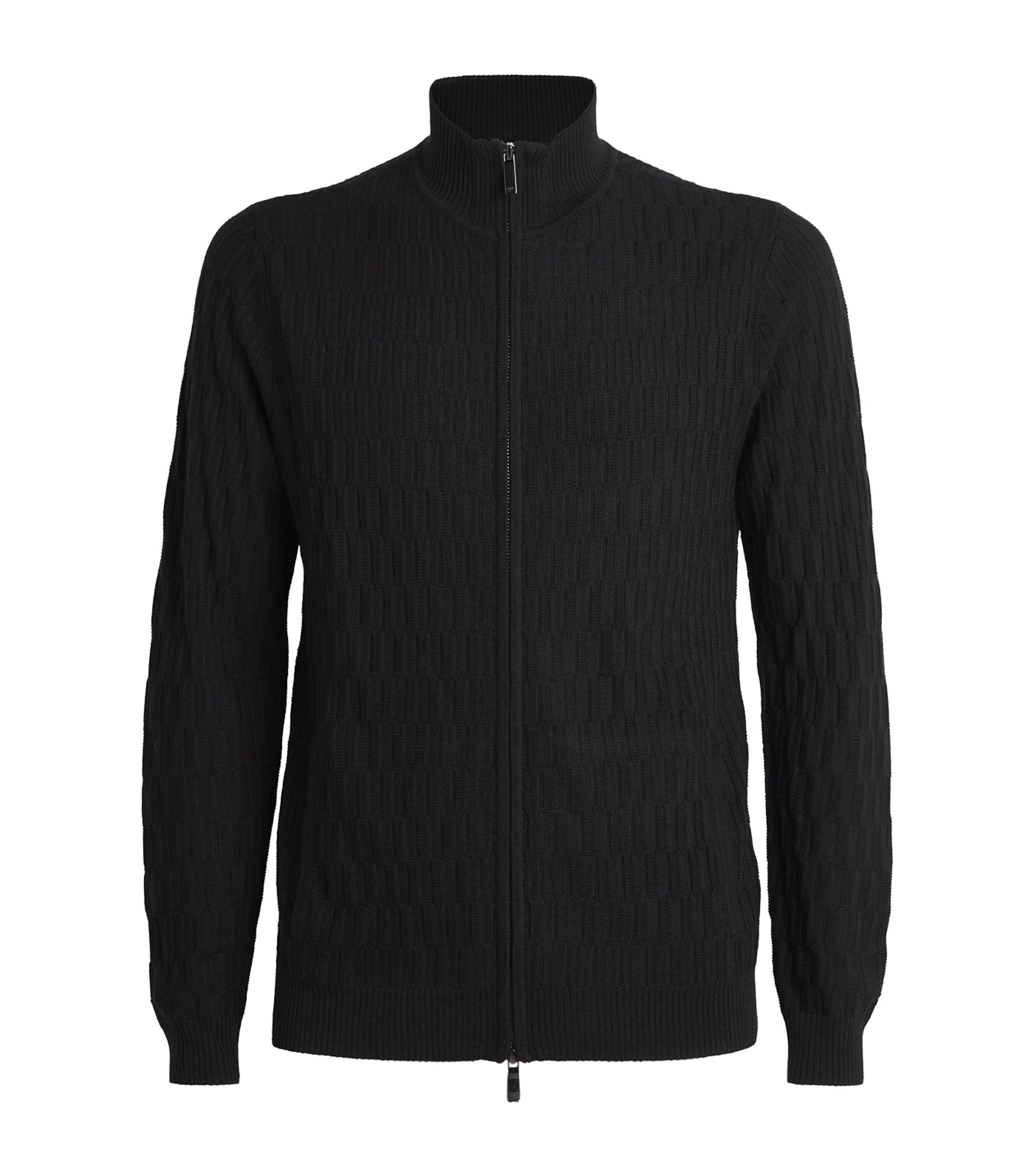 Prada Wool-Cashmere Re-Nylon-Detail Cardigan | Harrods UK