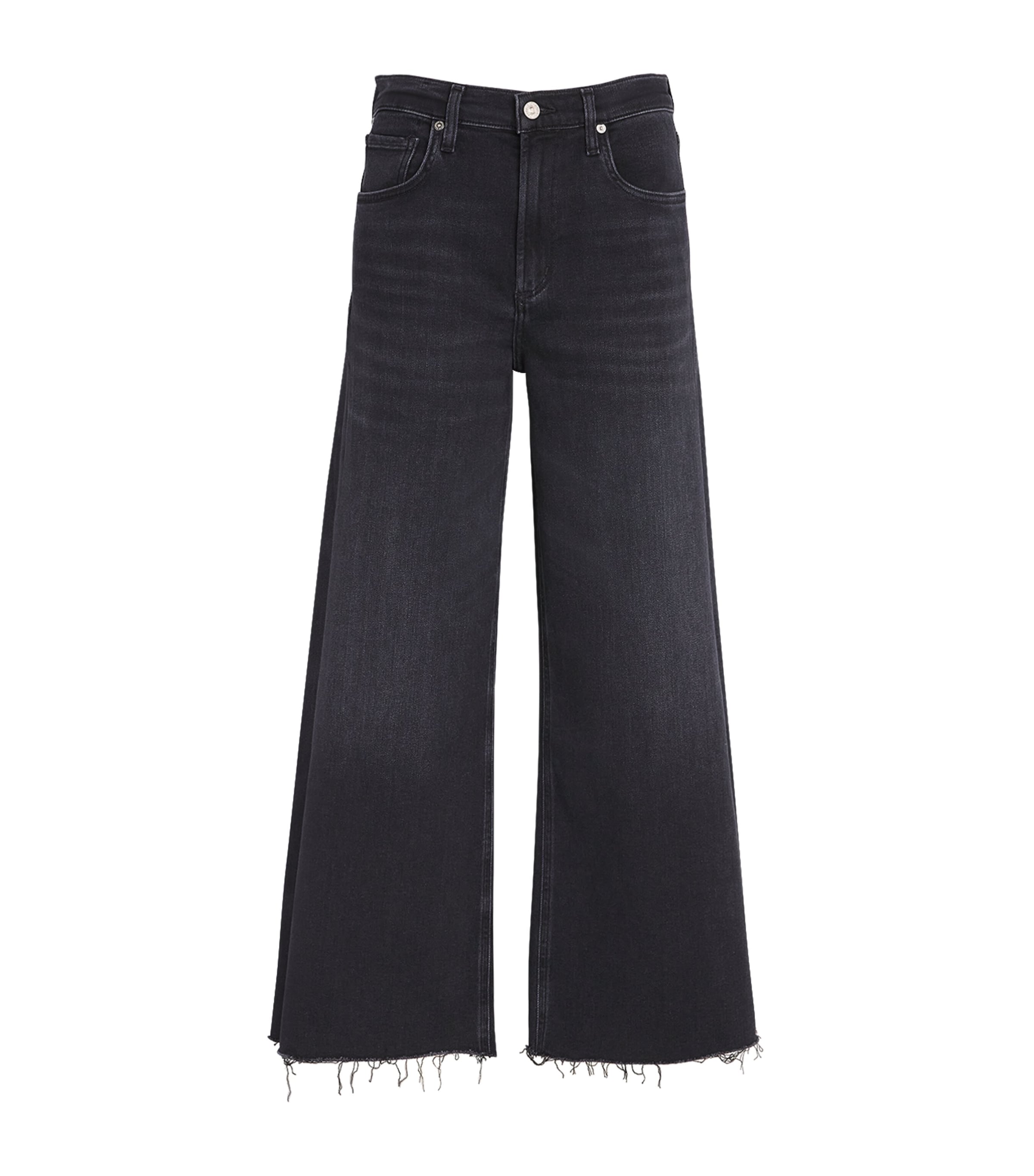 Cropped Lyra Wide-Leg Jeans