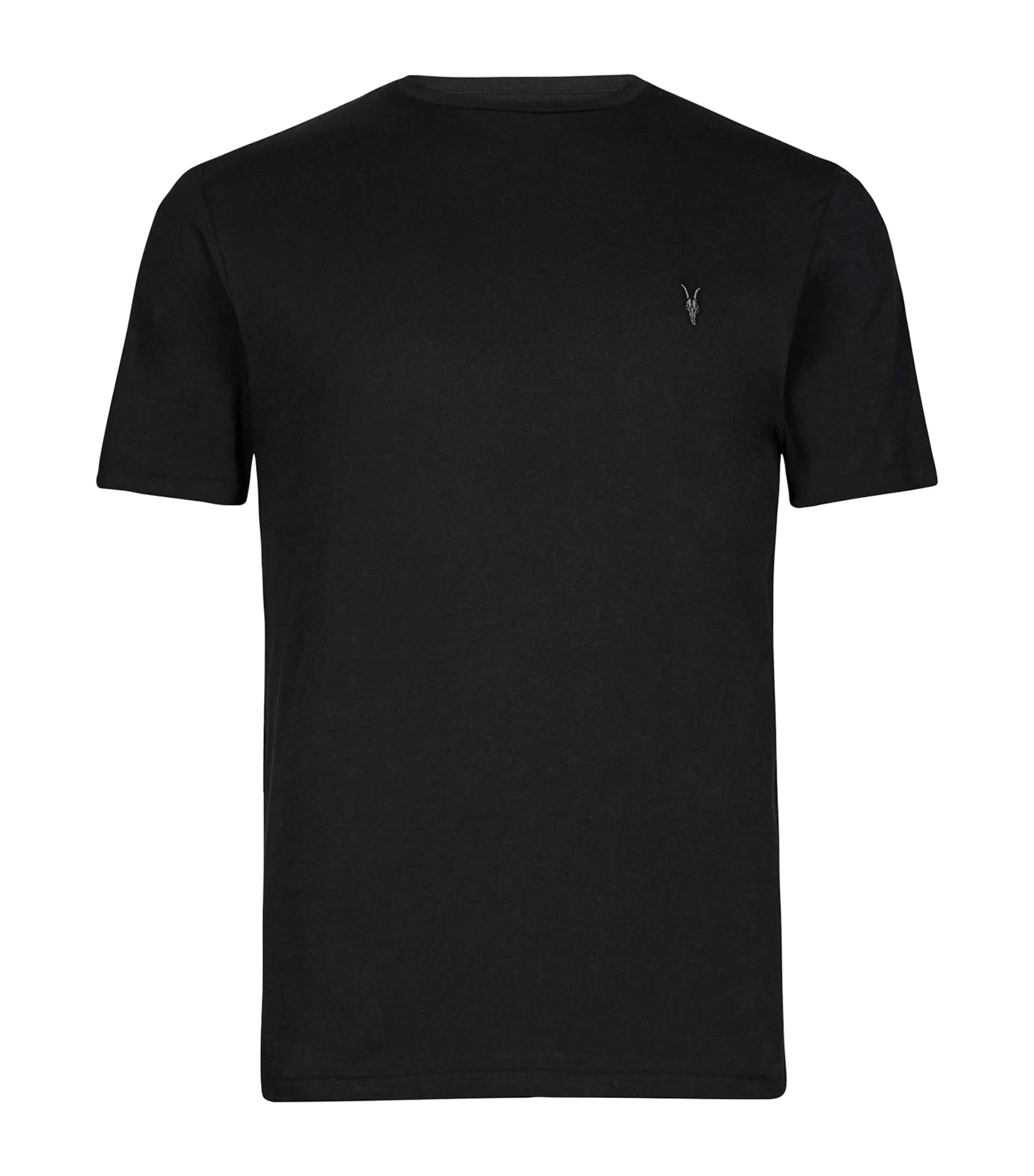 AllSaints Mens Organic Cotton Tonic T-Shirt Jet Black