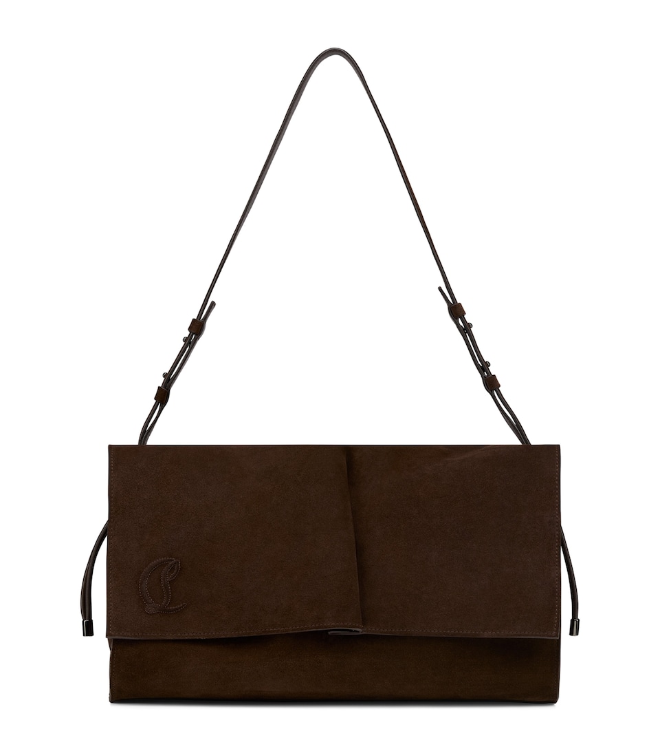 Baggy Large Suede Shoulder Bag