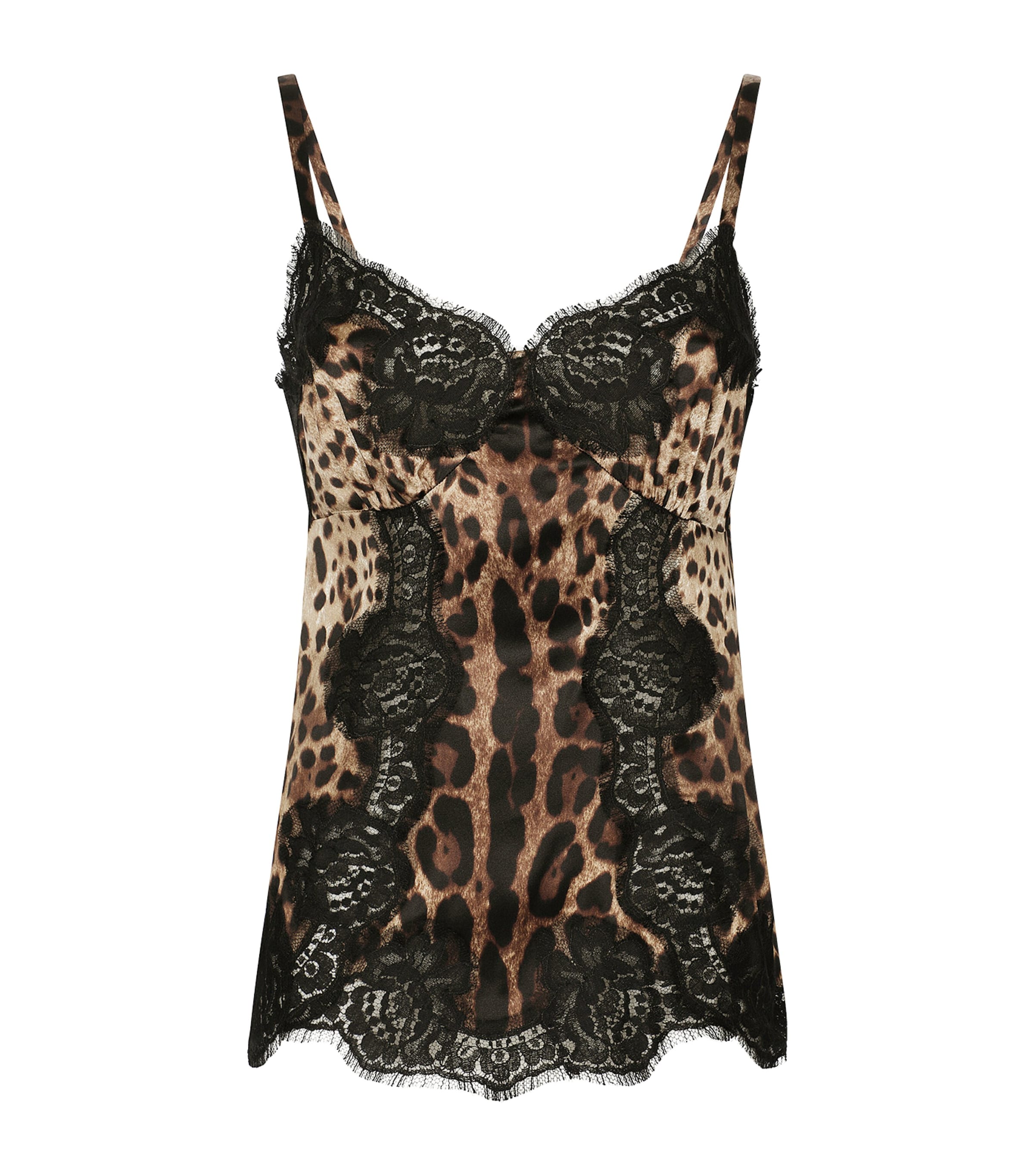 Leopard Print Lace Camisole