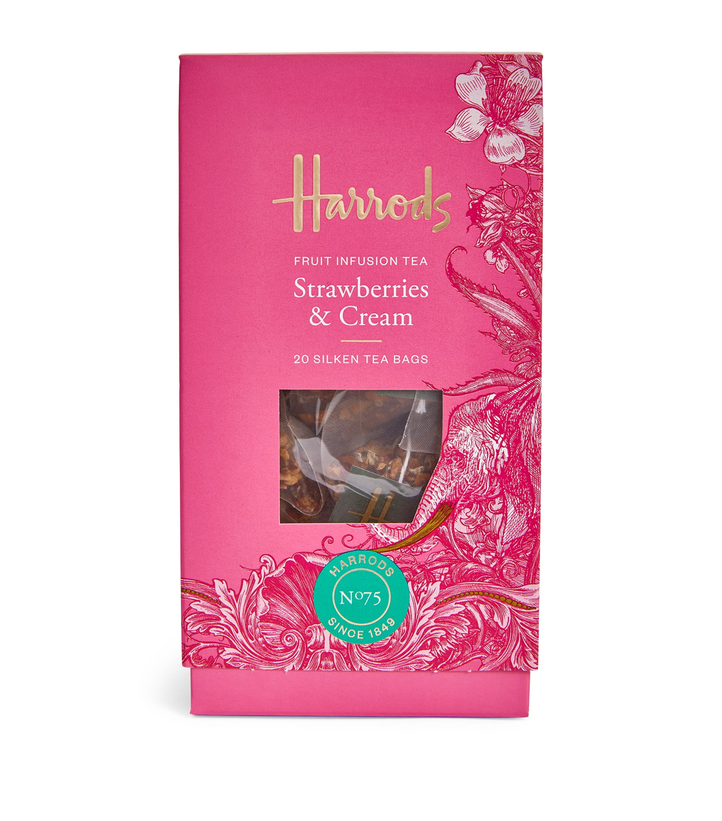 Harrods No. 75 Strawberries & Cream Tea (20 Tea Bags)