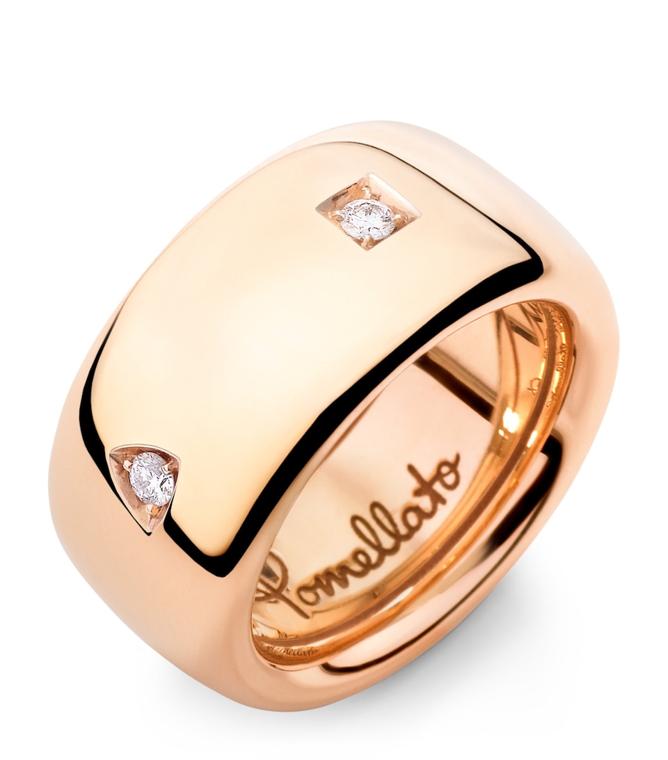 Pomellato Rose Gold and Diamond Iconica Ring