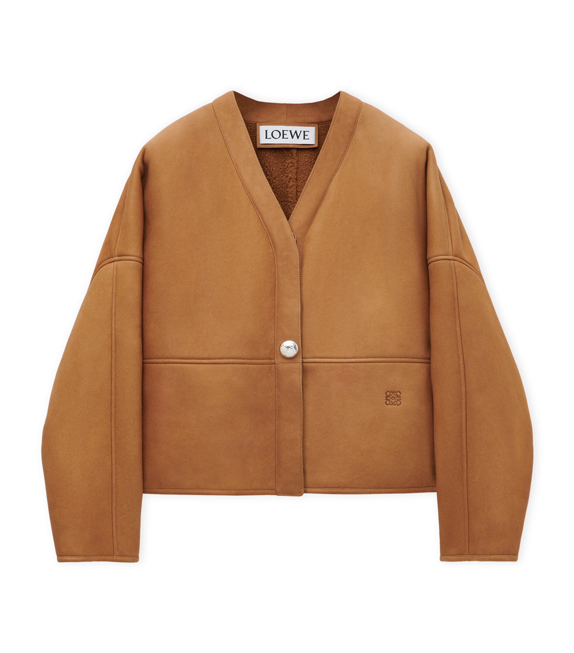 LOEWE Wool Side-Button Blazer | Harrods US