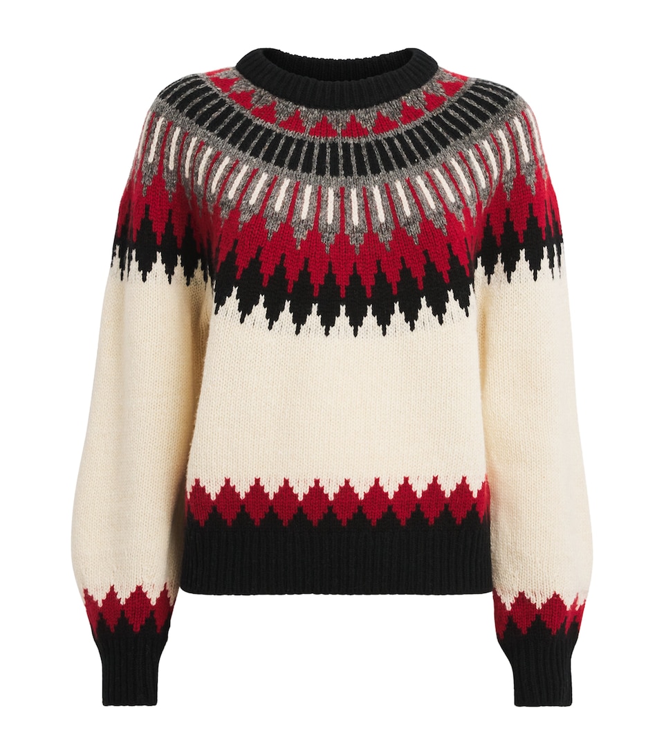 Wool-Cashmere Fair Isle Sweater