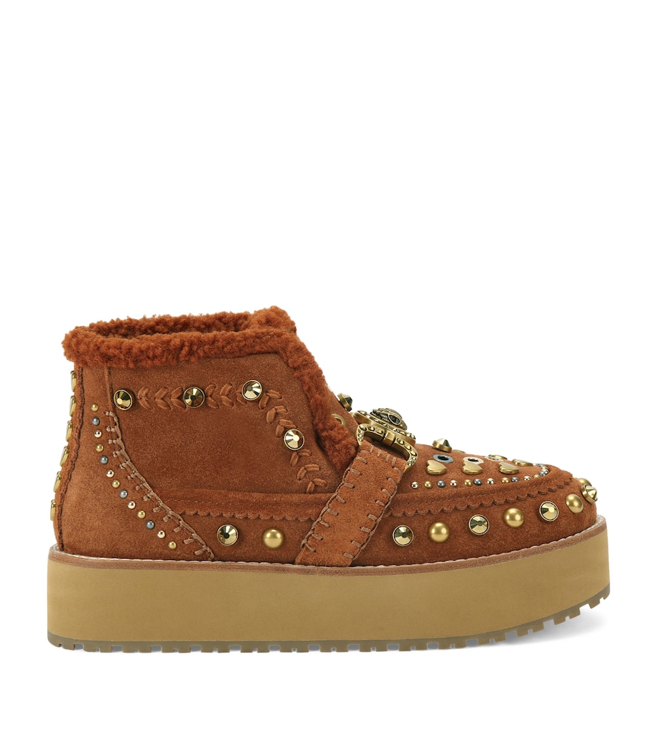 Suede Mansion Cosy Ankle Boots