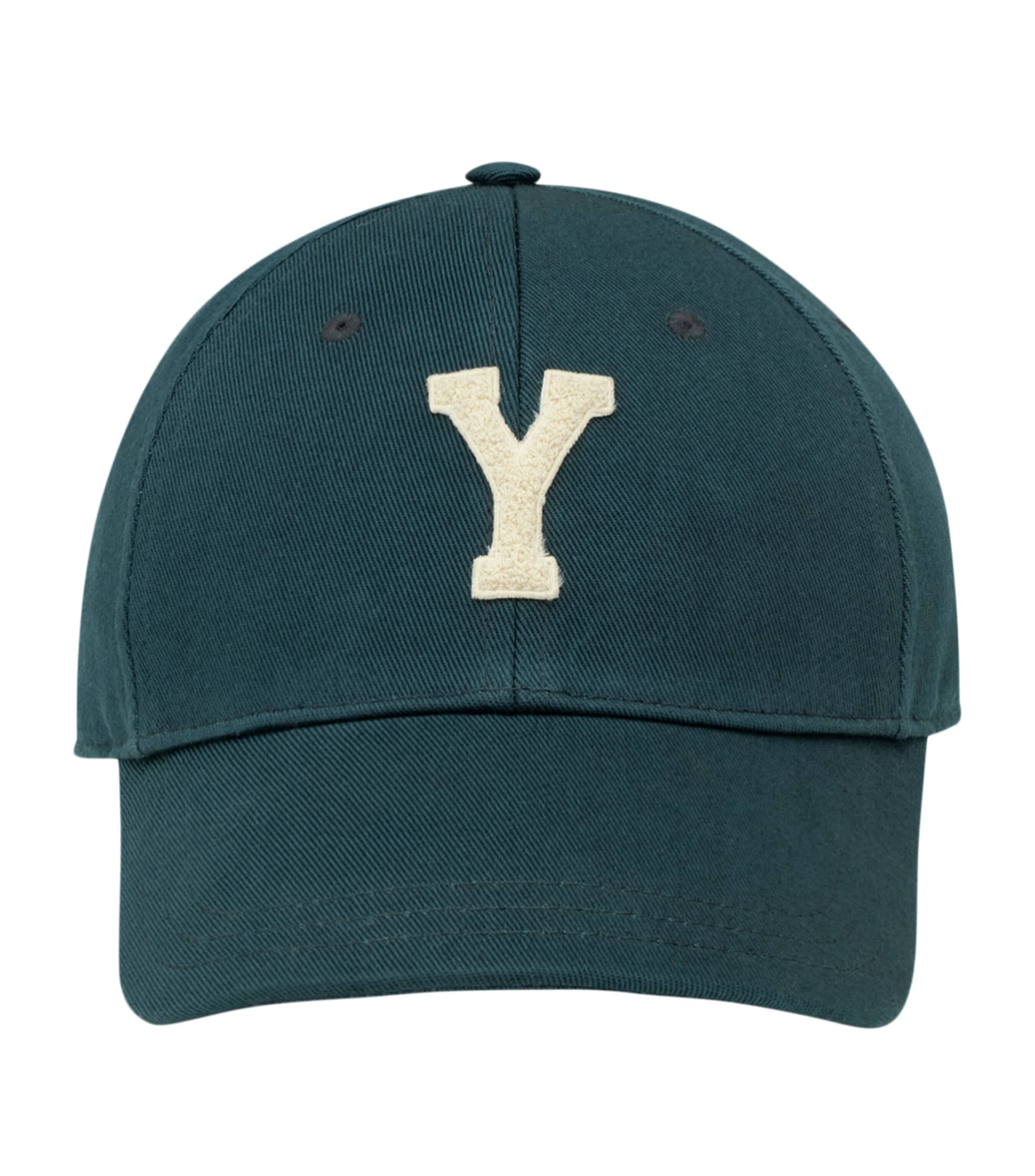 Saint Laurent Cotton Y Varsity Baseball Cap