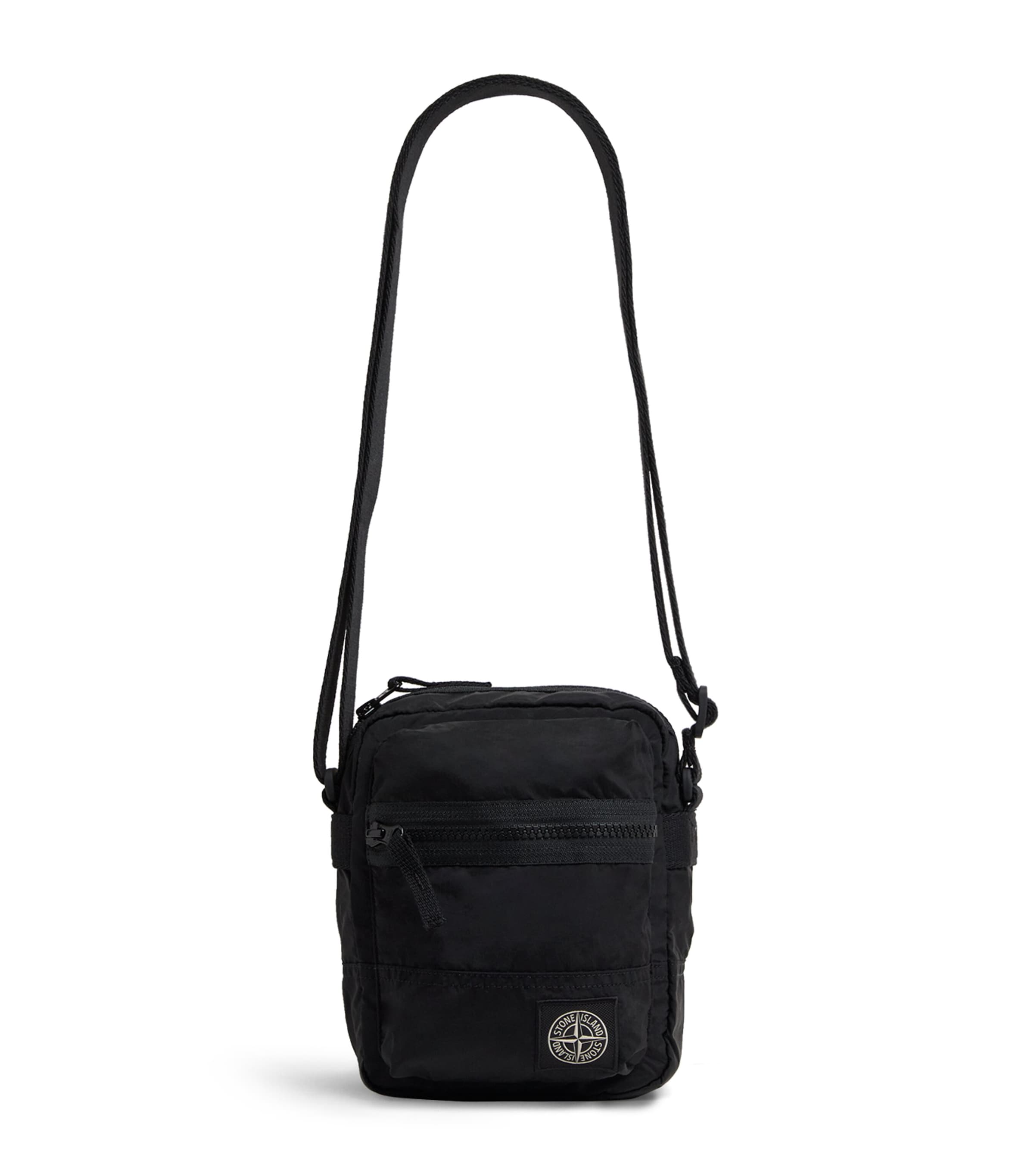 Coated-Nylon Logo Cross-Body Bag