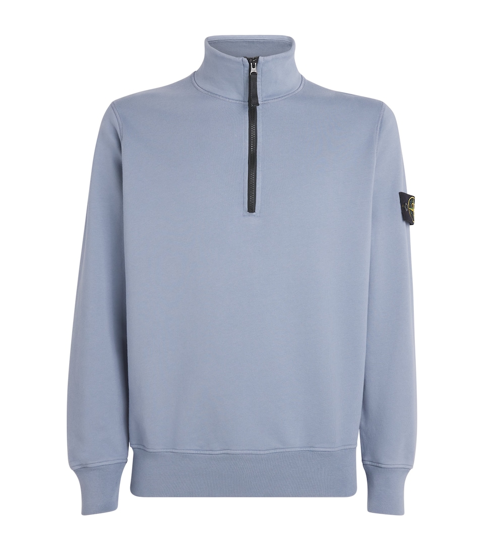 Cotton Half-Zip Compass Sweatshirt