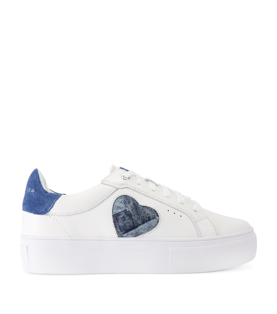 Leather Lana Heart Low-Top Sneakers