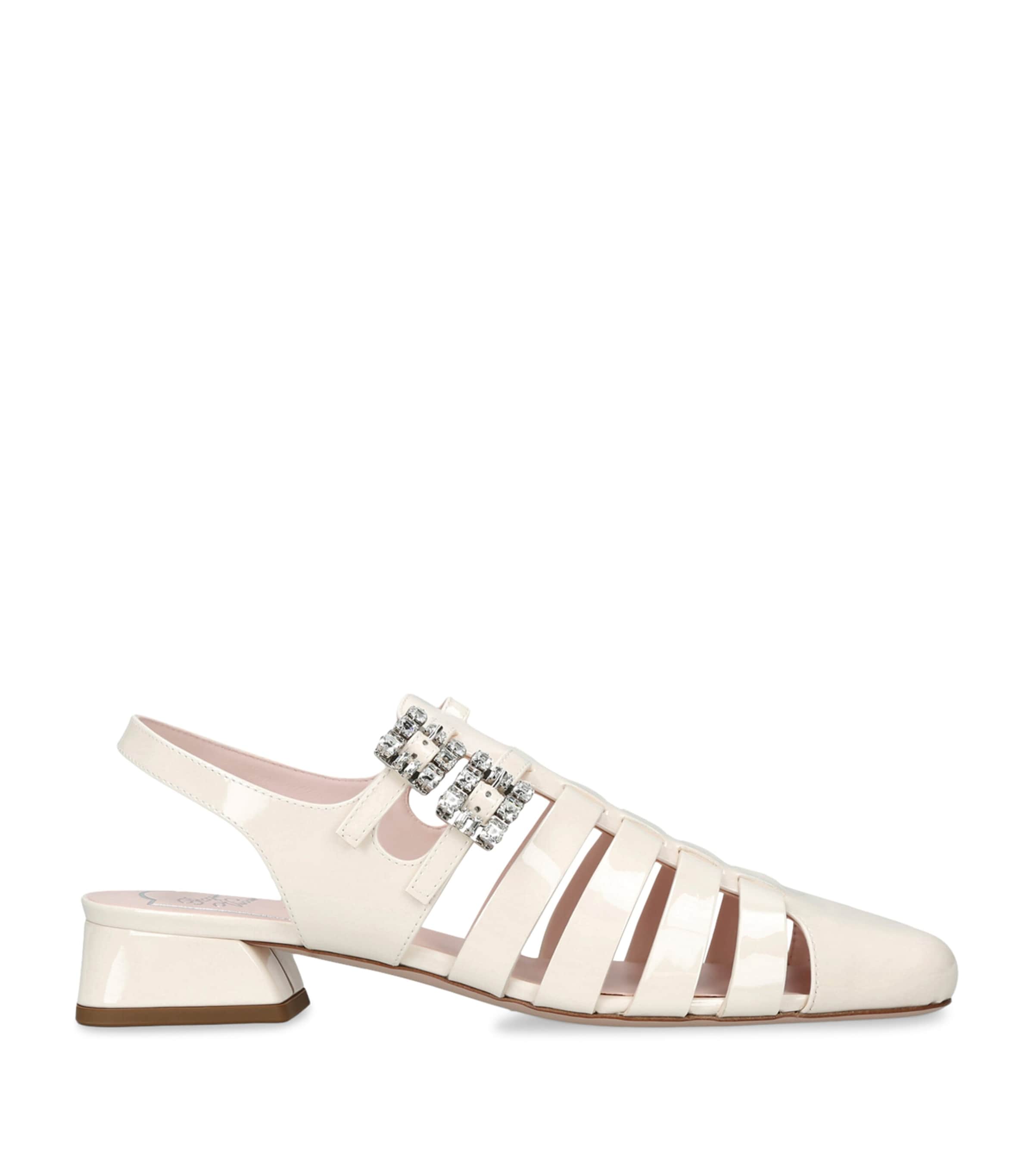 Leather Mini Très Vivier Sandals 25