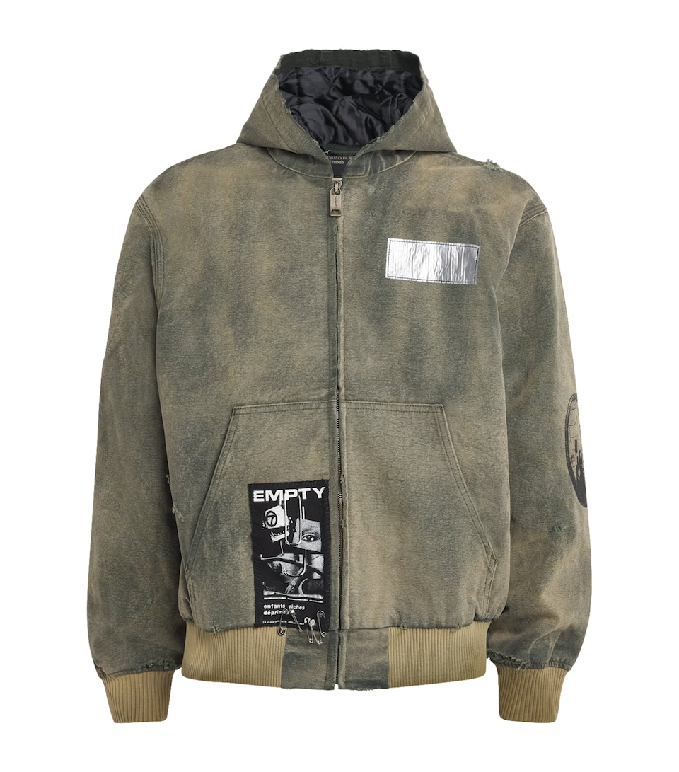 Enfants Riches Déprimés Mens Cotton War Started Jacket Crust Olive