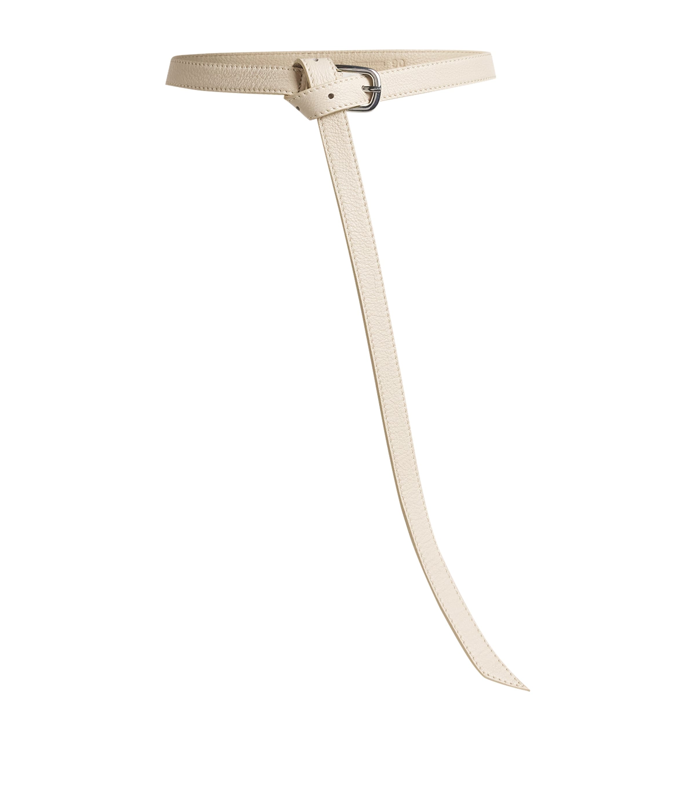 Eleventy Leather Belt Sabbia