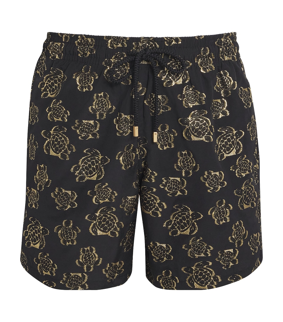 Embroidered Ronde Des Tortues Swim Shorts