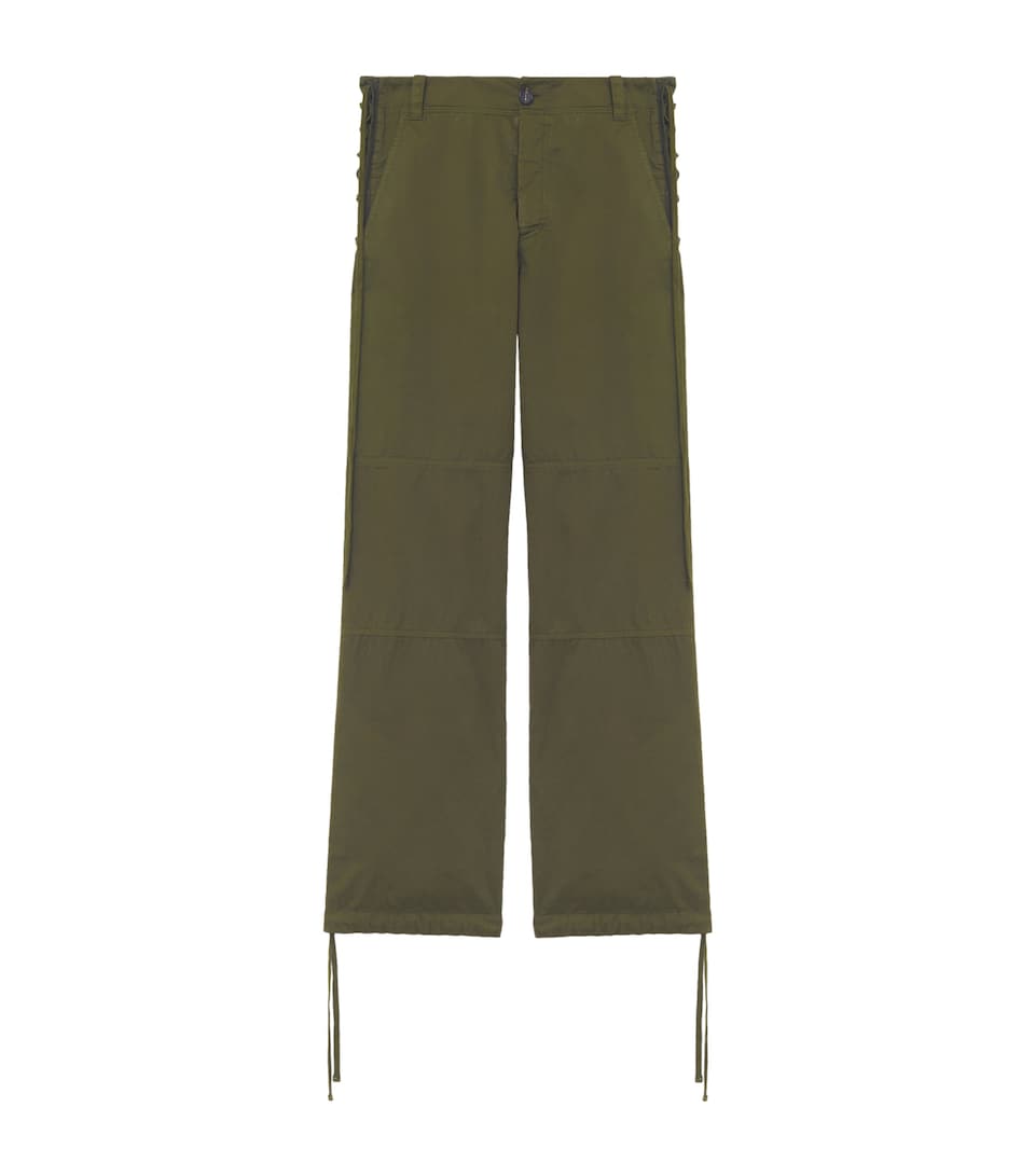McQueen Mens Lace-Up Trousers