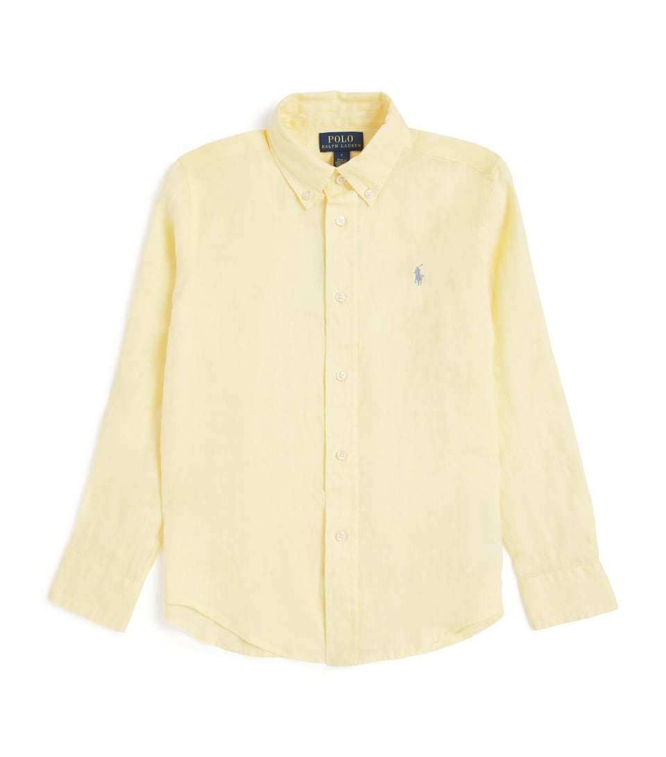 Linen Polo Pony Shirt (2-7 Years)