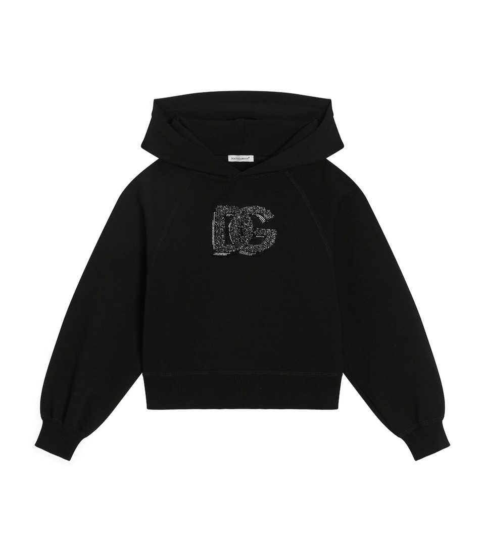 Cotton Glitter Logo Hoodie (8-12+ Years)
