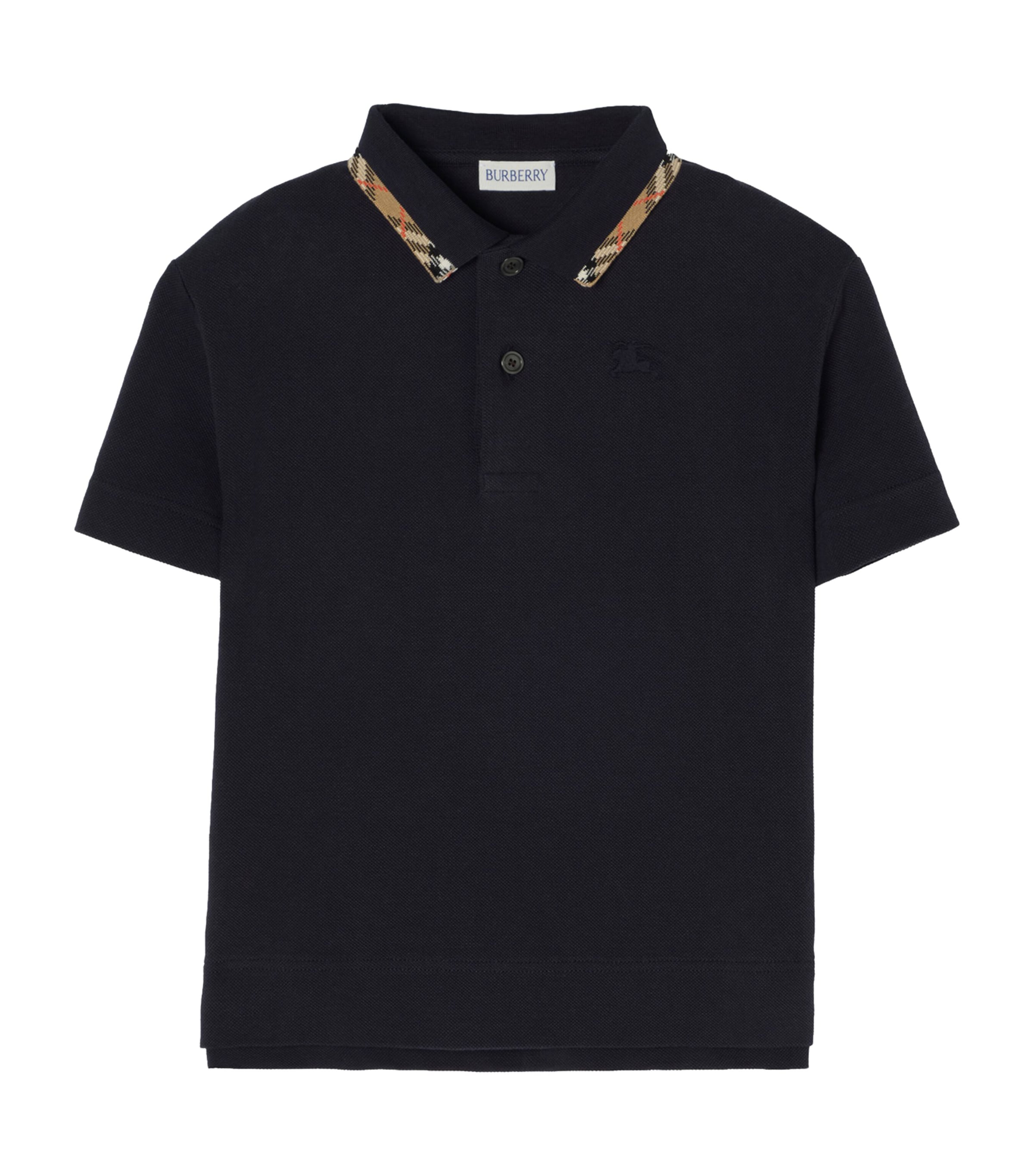 Burberry Kids Cotton Polo Shirt (4-12 Years) Navy