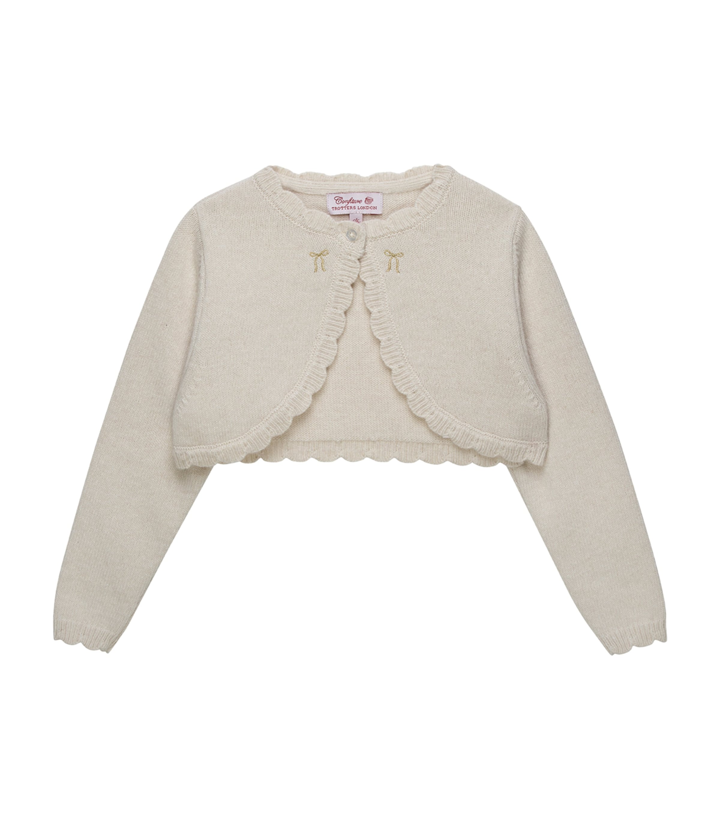 Trotters Maria Bolero Cardigan (6-11 Years) White