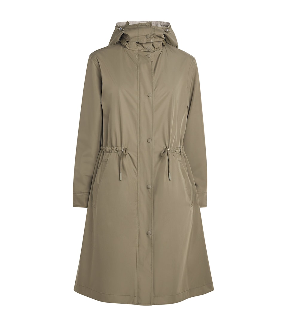 Yves Salomon Womens Reversible Waterproof Hooded Parka