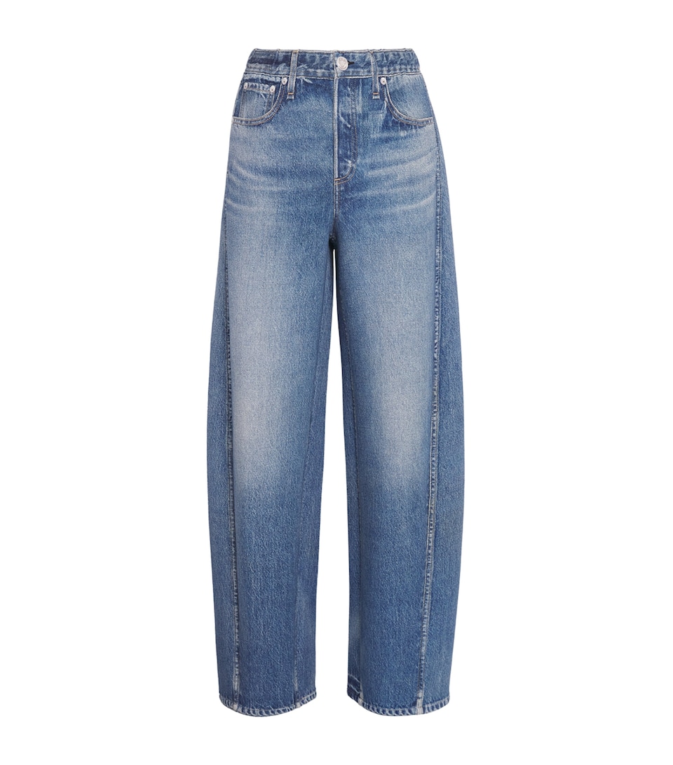 Rag & Bone Womens Miramar Mallow Wide-Leg Sweatpants Sutton