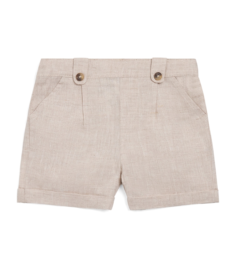 Linen Ceremony Shorts (3 Months – 4 Years)