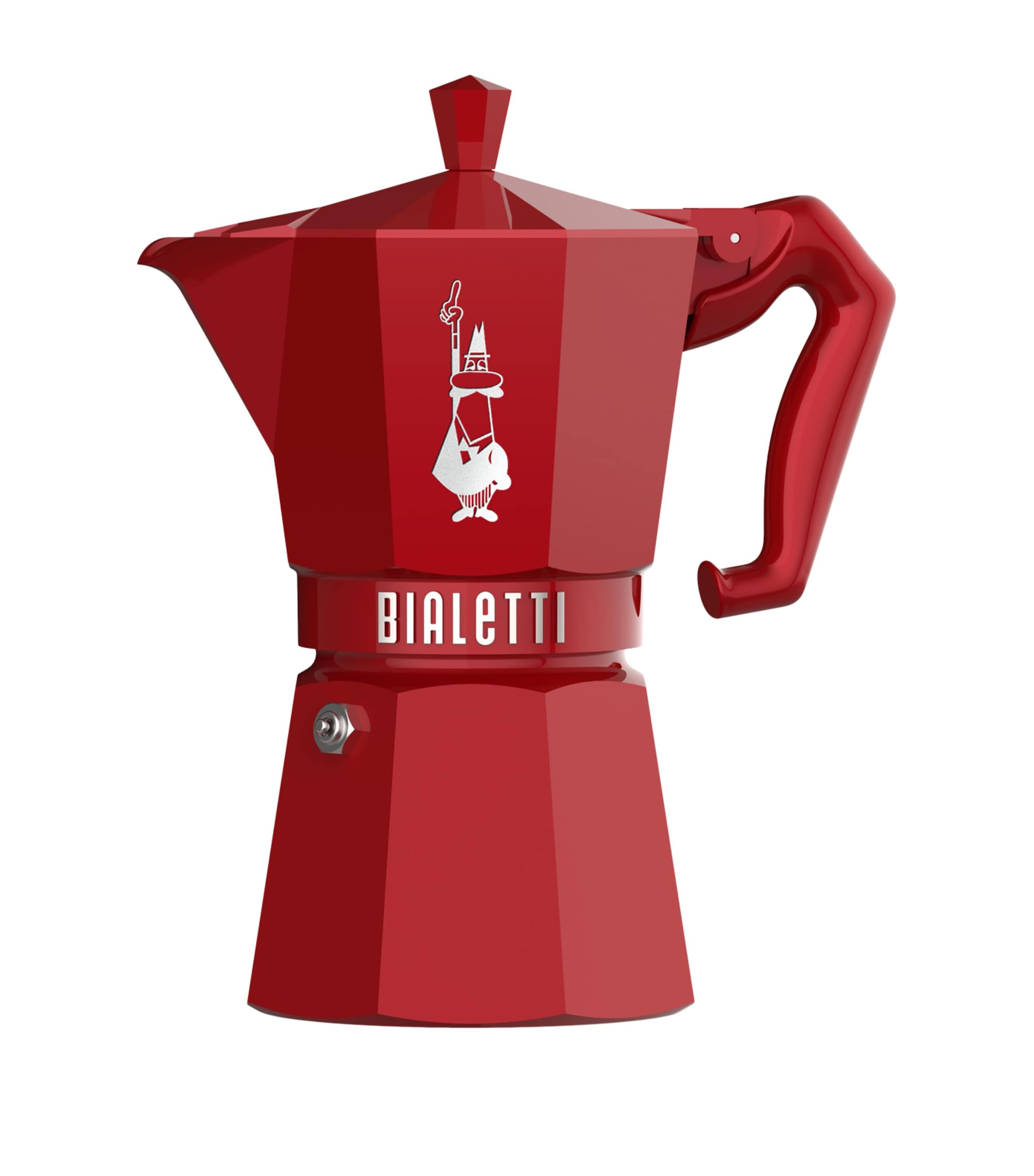 Bialetti Moka Exclusive Express Espresso Maker (6 Cups) Red