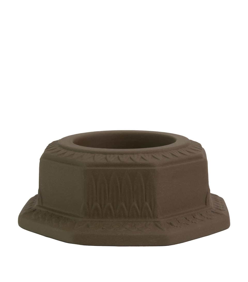 Wedgwood Jasperware Festive Tealight Holder Marsh Green