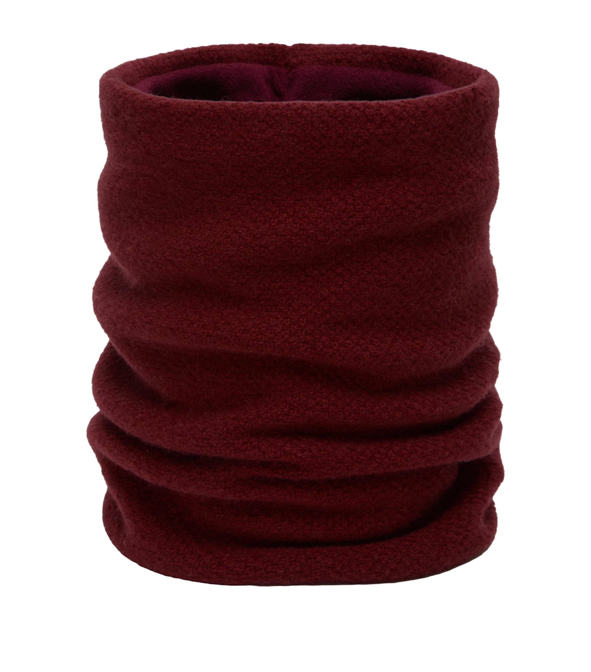 Trotters Rice Stitch Snood Burgundy