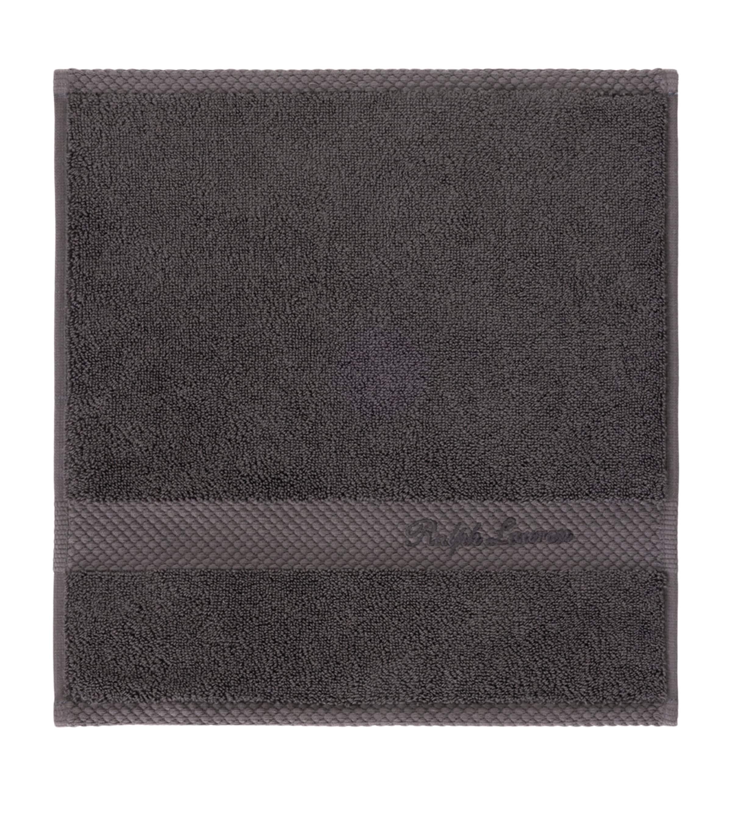 Ralph Lauren Home Dulaney Face Cloth (30cm x 30cm) Graphite