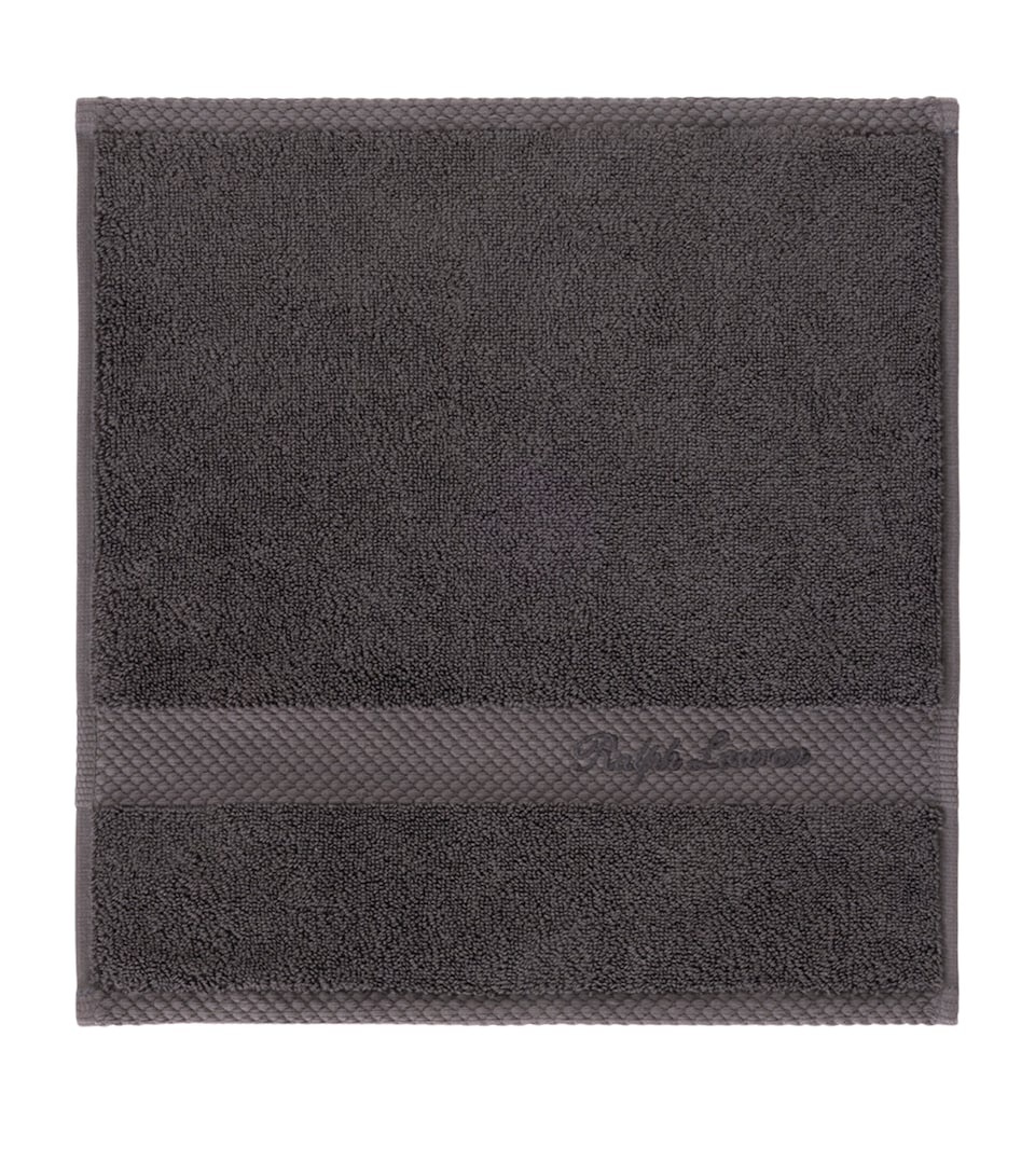 Ralph Lauren Home Dulaney Face Cloth (30cm x 30cm) Graphite