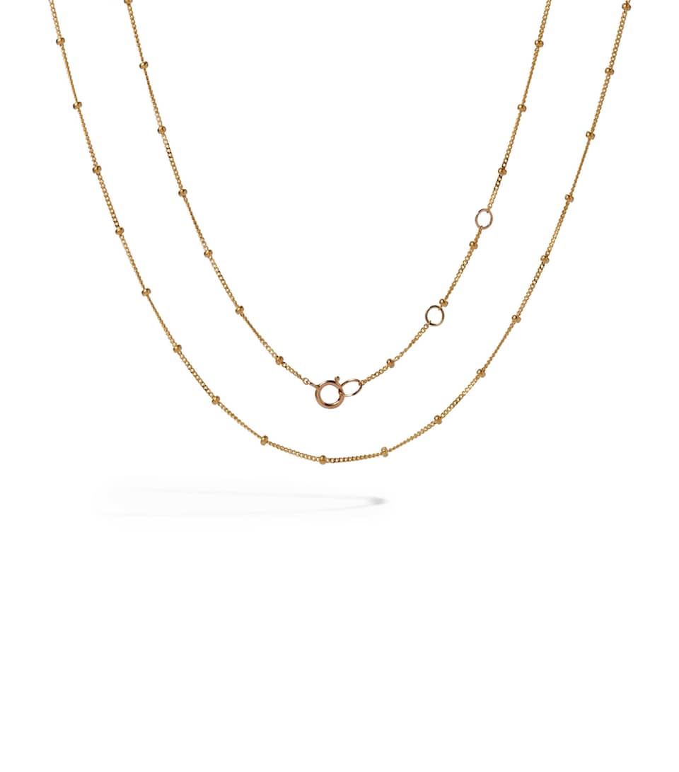 Annoushka Yellow Gold Saturn Short Necklace
