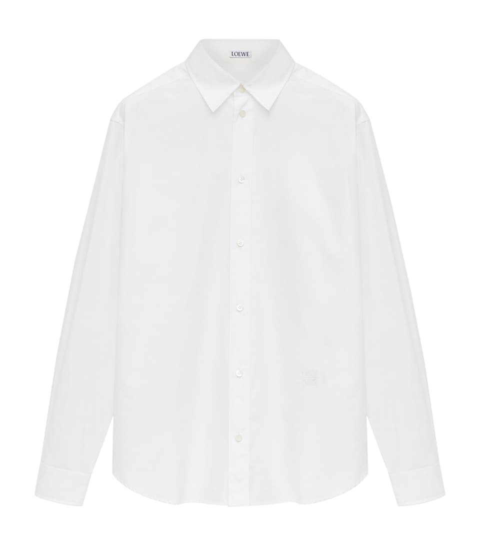 Cotton-Blend Poplin Shirt
