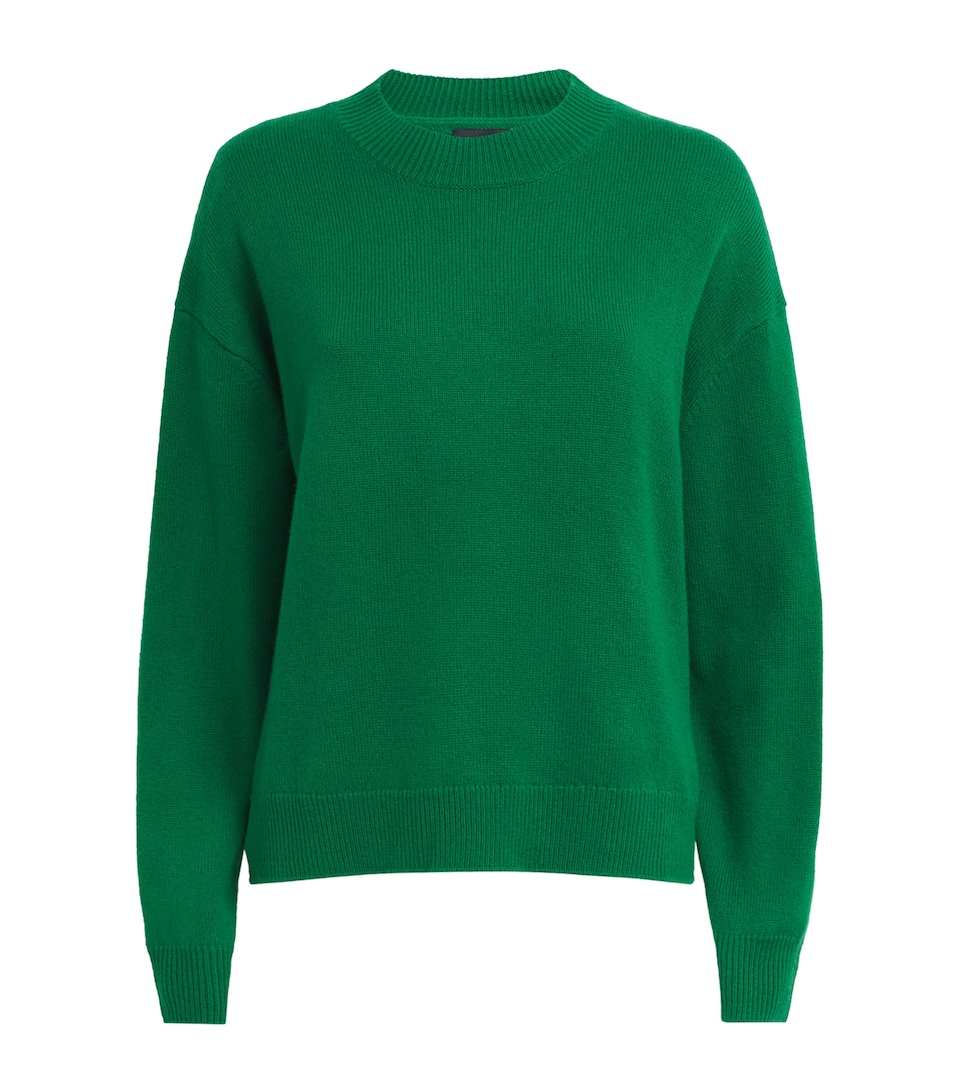 ANINE BING Womens Cashmere Lee Sweater Green