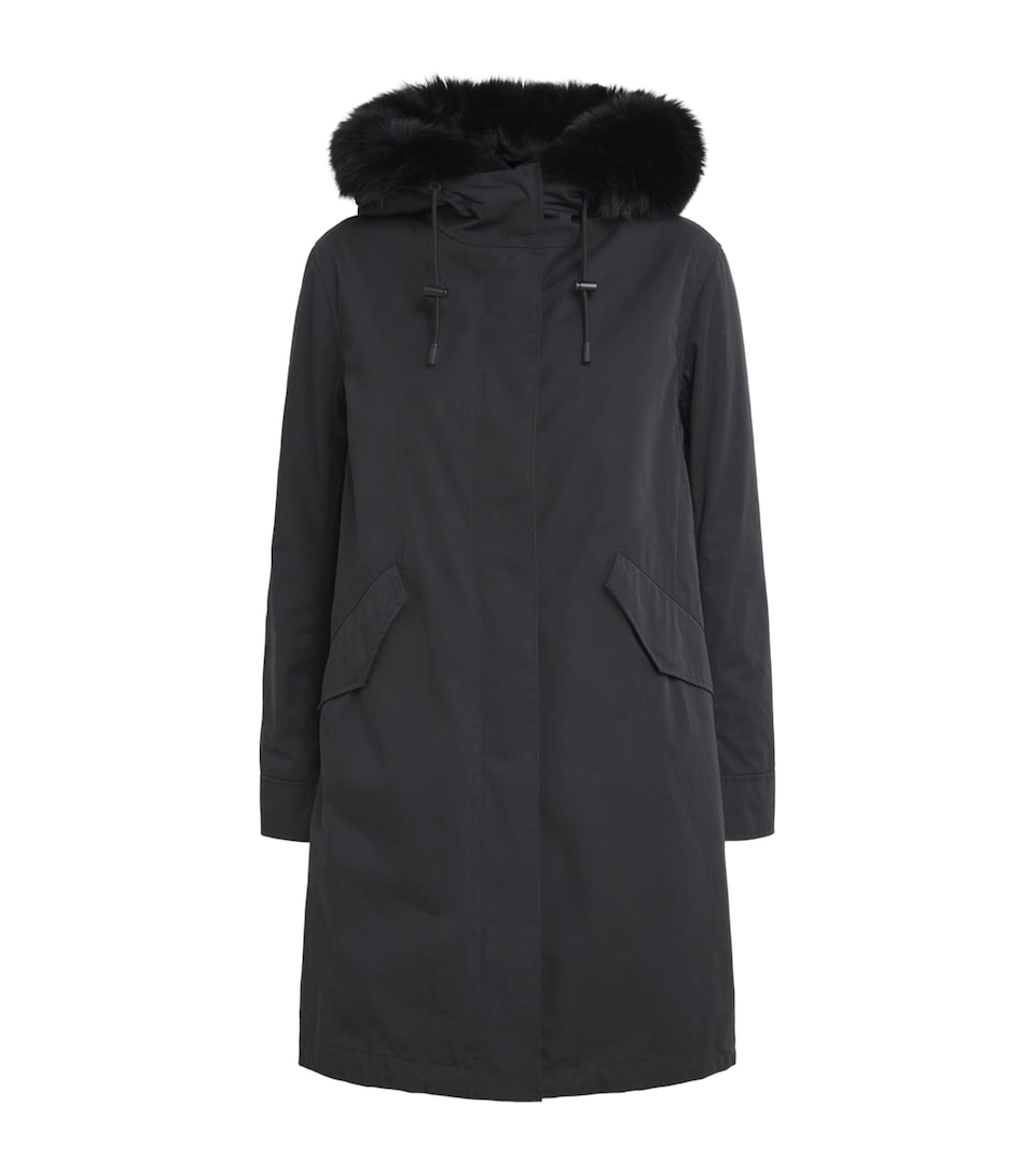 Waterproof Fox-Rabbit Fur Parka