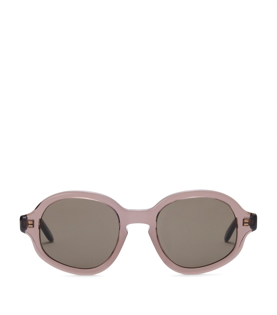LOEWE Delta Slim Sunglasses Transparent Brown