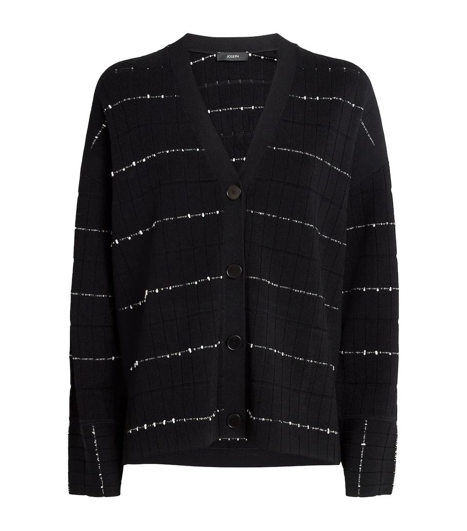 Fragmented Stripes Cardigan