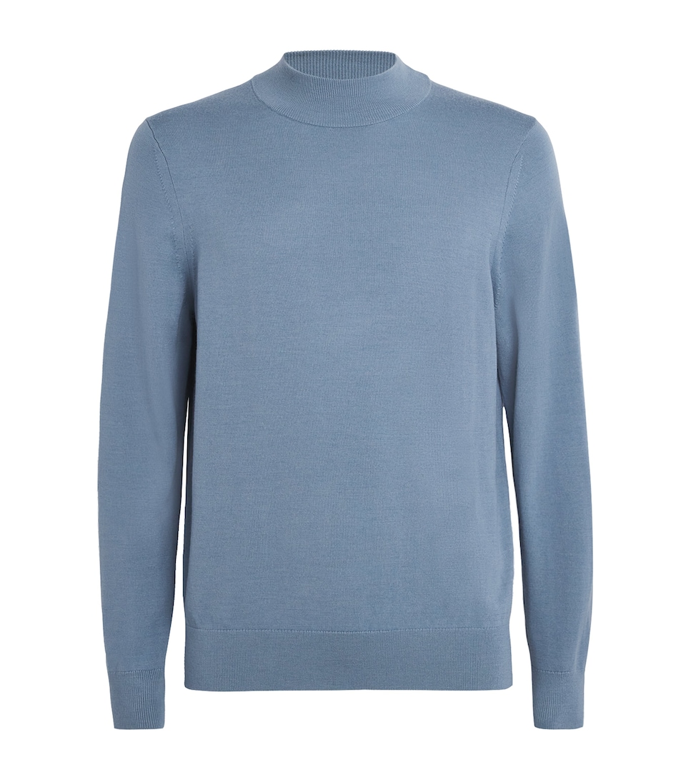 Wool High-Neck Sweater