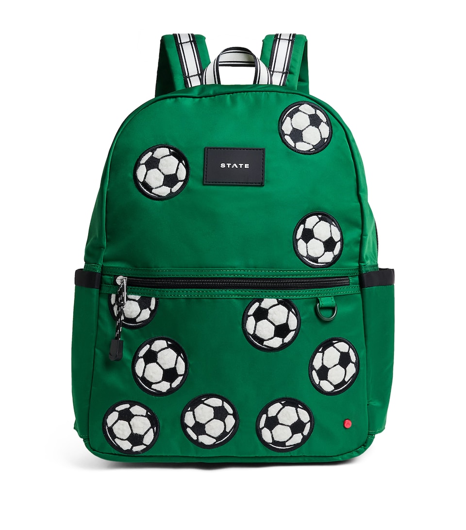 STATE Bags Football Kane Backpack Fuzzy Soccer Balls