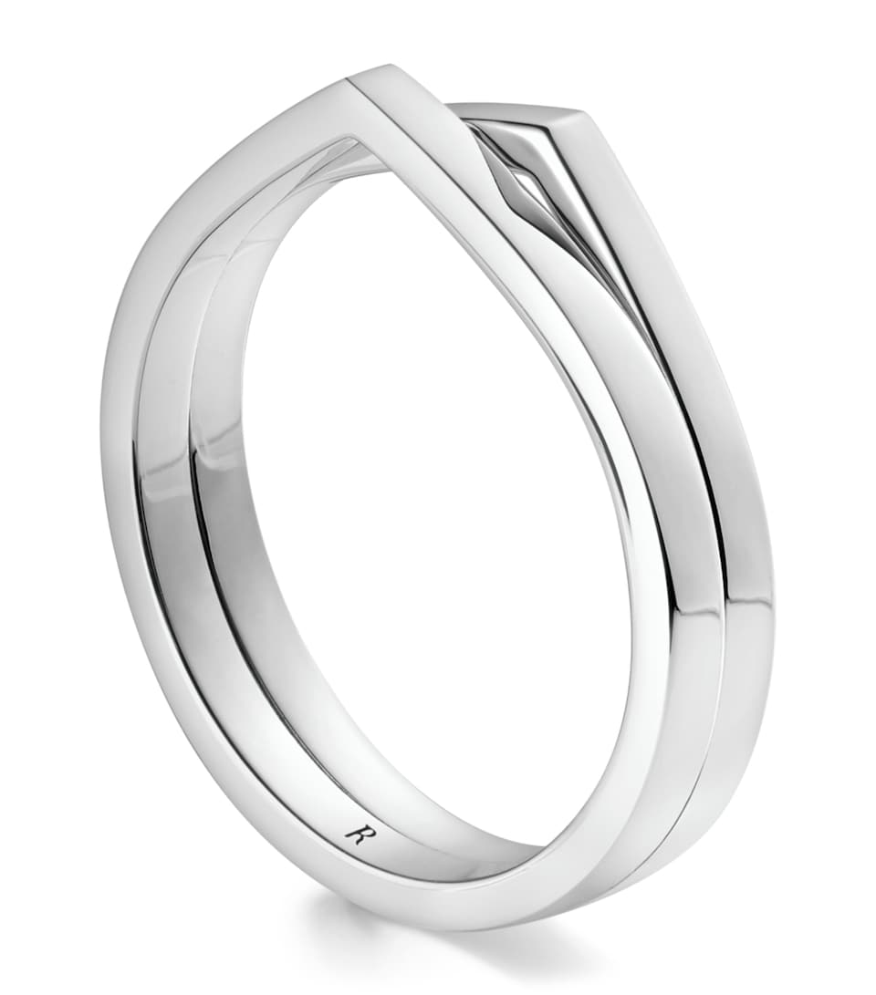 Repossi White Gold Antifer 2-Band Ring White Gold