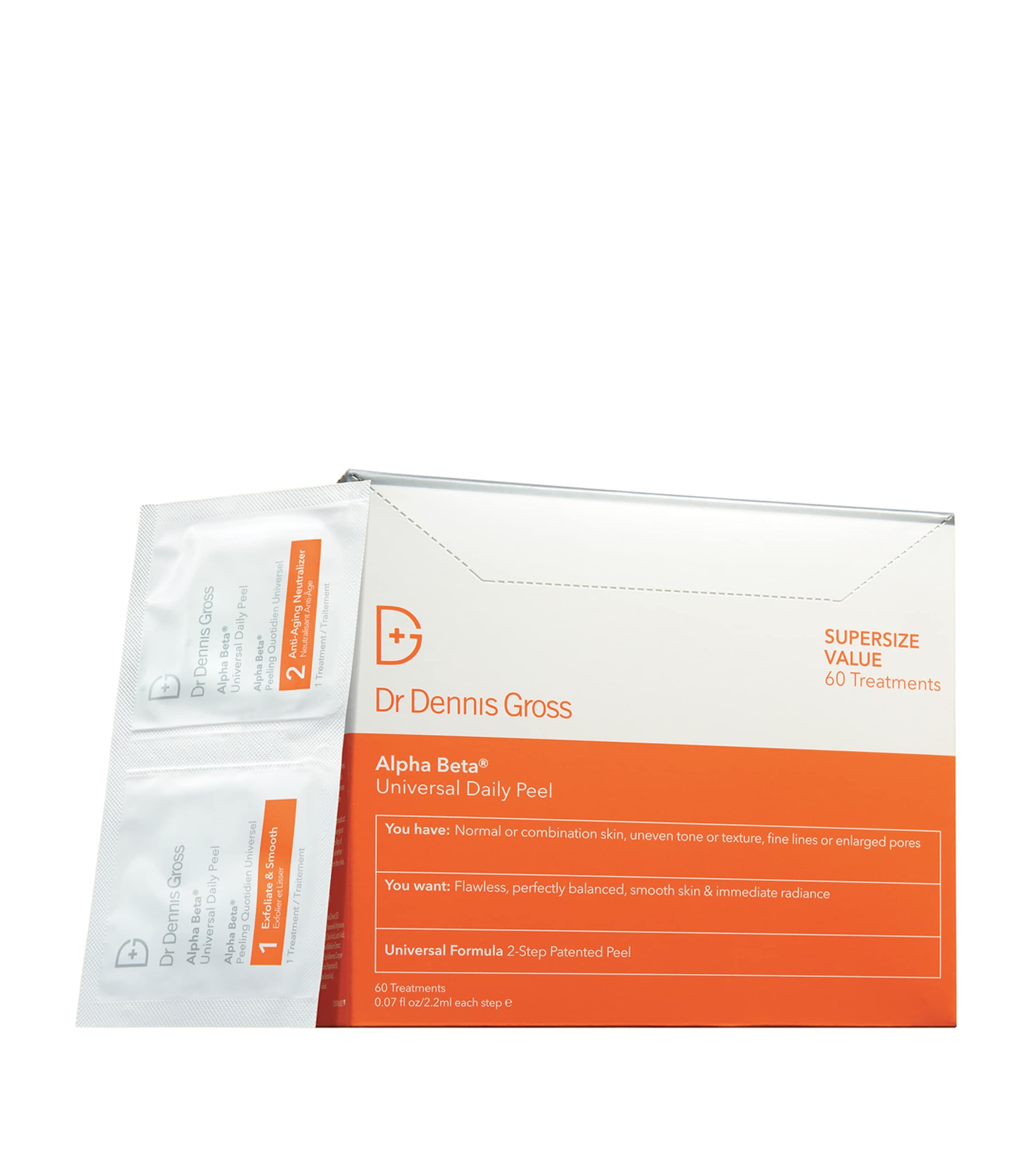 Alpha Beta Universal Daily Face Peel (Pack of 60)