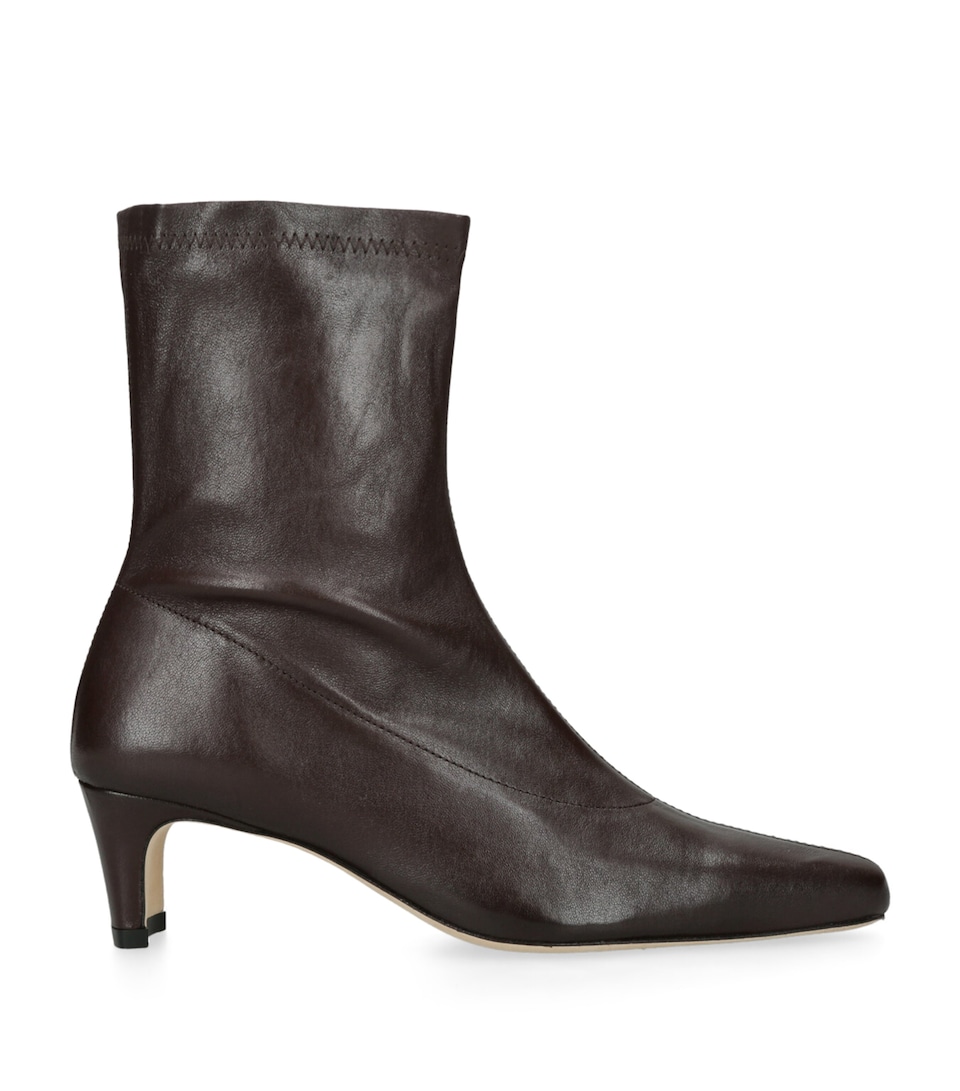 Leather Wally Sock Ankle Boot