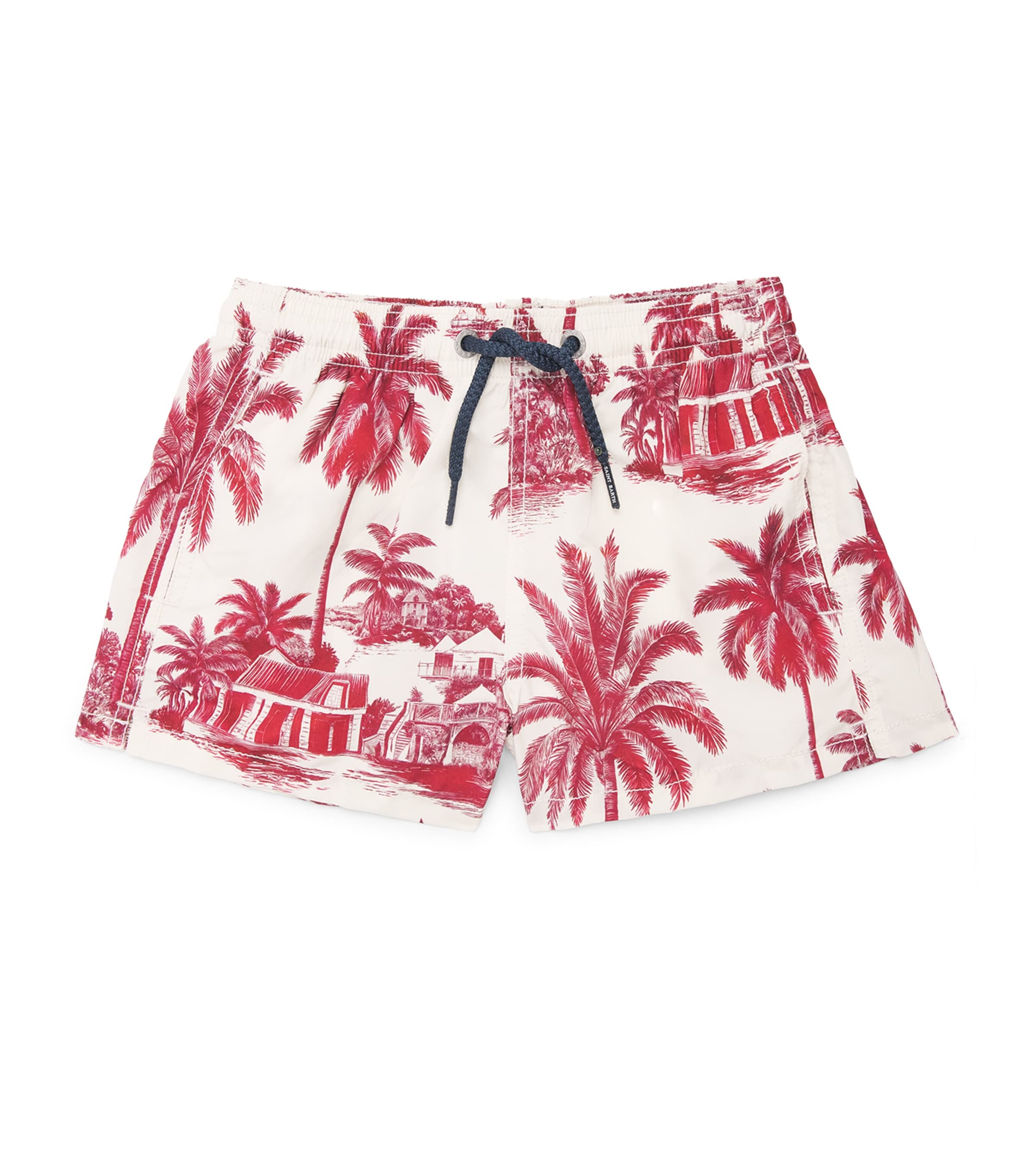 Mc2 Saint Barth Kids Printed Jean Lighting Swim Trunks (2-14 Years) Rd St Barth Jouy