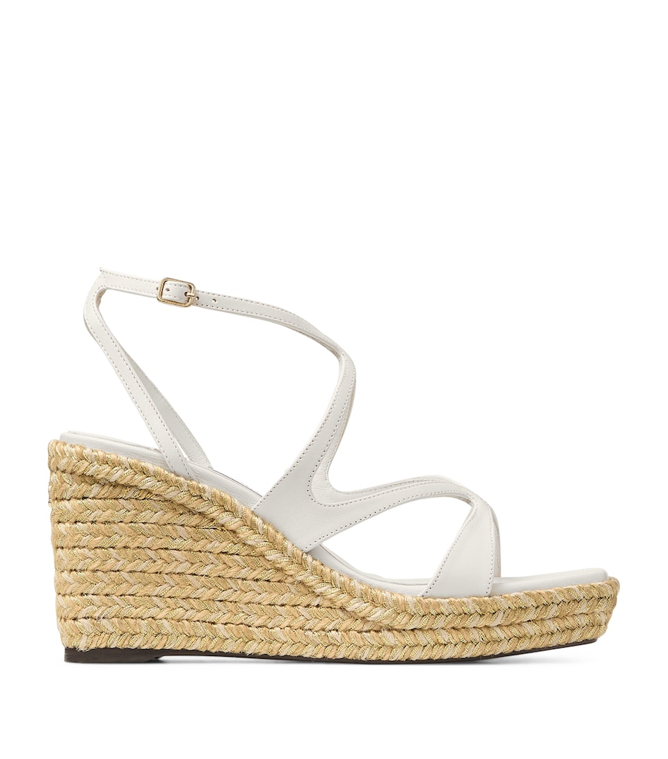 Ayla 85 Leather Wedge Sandals